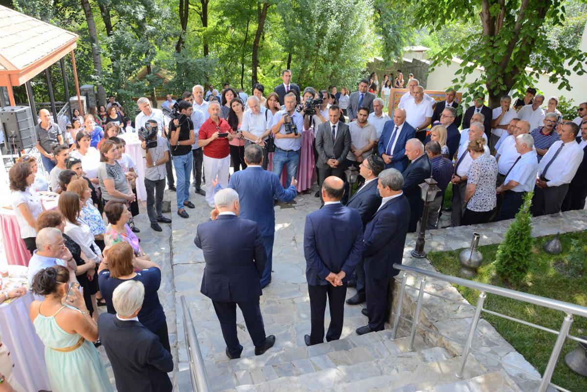 В Шеки состоялась торжественная церемония открытия Дома-музея Бахтияра Вахабзаде (ФОТО)