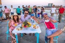 Турецкие актеры сыграли свадьбу в Баку (ФОТО)