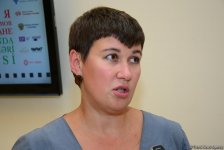 Российский кинопродюсер Наталья Мокрицкая о Баку: город - грандиозный, изумительный, современный (ФОТО)