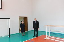 Президент Ильхам Алиев ознакомился с условиями в полной средней школе номер 187 в Сабунчинском районе Баку (ФОТО)