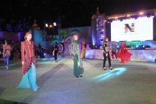 Коллекция Гюльнары Халиловой "Туран" вызвала большой интерес на Всемирных играх кочевников (ВИДЕО,ФОТО)