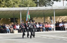 Президент Ильхам Алиев и Первая леди Мехрибан Алиева приняли участие в церемонии принятия присяги молодыми солдатами Службы государственной безопасности Азербайджана (ФОТО)