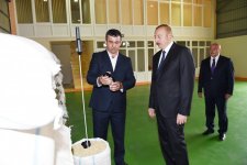 Президент Ильхам Алиев принял участие в открытии предприятия по переработке риса в Масаллы (ФОТО)