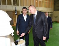 Президент Ильхам Алиев принял участие в открытии предприятия по переработке риса в Масаллы (ФОТО)