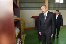Президент Ильхам Алиев принял участие в открытии предприятия по переработке риса в Масаллы (ФОТО)