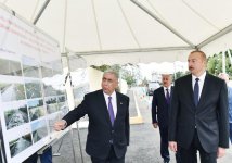 Президент Ильхам Алиев принял участие в открытии автодороги в Масаллы (ФОТО)
