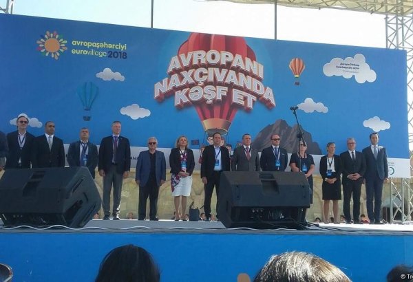 В Нахчыване состоялось открытие EuroVillage (ФОТО)