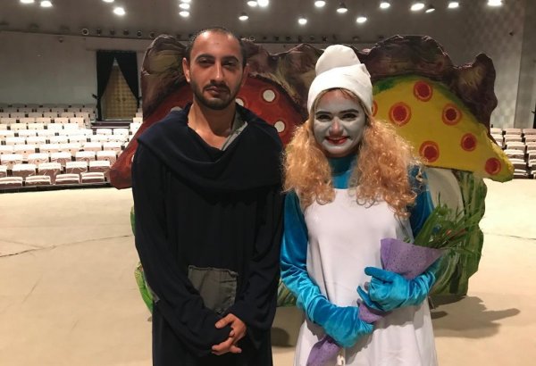 Ася Атакишиева и Бахрам Гасанов - перевоплощение из Смурфиков в Лейли и Меджнун (ФОТО)