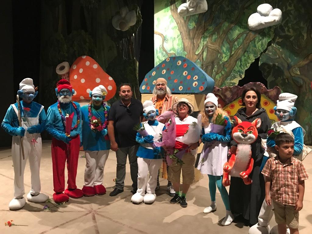 Ася Атакишиева и Бахрам Гасанов - перевоплощение из Смурфиков в Лейли и Меджнун (ФОТО)