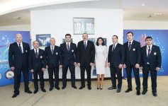 Президент и Первый вице-президент Азербайджана, президенты России и Монголии наблюдали за смешанными командными соревнованиями ЧМ по дзюдо в Баку (ФОТО)