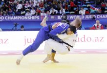 Президент и Первый вице-президент Азербайджана, президенты России и Монголии наблюдали за смешанными командными соревнованиями ЧМ по дзюдо в Баку (ФОТО)