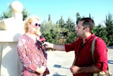 Вице-президент Фонда Гейдара Алиева Лейла Алиева и президент Baku Media Center Арзу Алиева приняли участие в презентации скульптур  "Песнь в камне" в рамках Фестиваля Насими (ФОТО)