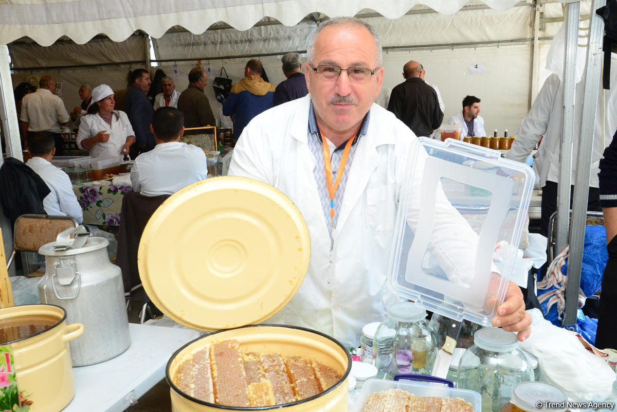 В Баку проходит очередная ярмарка меда (ФОТОРЕПОРТАЖ)