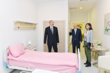 Президент Ильхам Алиев и Первая леди Мехрибан Алиева приняли участие в открытии Губинской районной центральной больницы (ФОТО)