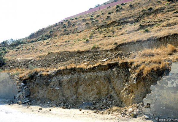 Бадамдарский оползневый участок вновь активизировался