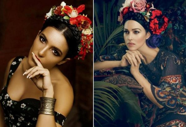 По стопам Моники Беллуччи: азербайджанская певица в образе жгучей итальянки (ФОТО)