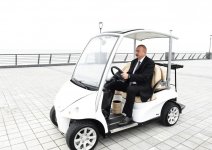 Президент Ильхам Алиев ознакомился с условиями, созданными в комплексе приморского парка-бульвара в Астаре (ФОТО)