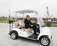 Президент Ильхам Алиев ознакомился с условиями, созданными в комплексе приморского парка-бульвара в Астаре (ФОТО)