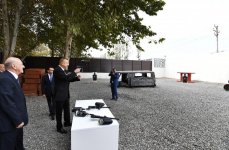 Президент Ильхам Алиев принял участие в открытии комплекса “ASAN Həyat” в Имишли (ФОТО)
