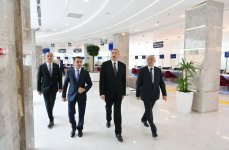 Президент Ильхам Алиев принял участие в открытии комплекса “ASAN Həyat” в Имишли (ФОТО)