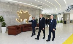 Президент Ильхам Алиев принял участие в открытии комплекса “ASAN Həyat” в Имишли (ФОТО)