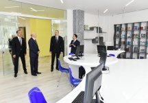 Президент Ильхам Алиев принял участие в открытии комплекса “ASAN Həyat” в Имишли (ФОТО)