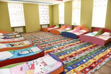 Президент Ильхам Алиев принял участие в открытии яслей-детсада, построенного в Имишли по инициативе Фонда Гейдара Алиева (ФОТО)