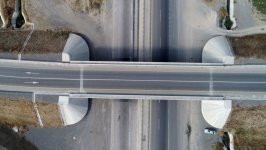 Президент Ильхам Алиев принял участие в открытии части автодороги Мингячевир-Бахрамтепе (ФОТО)