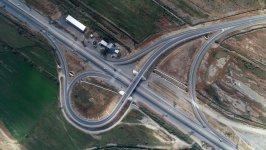 Президент Ильхам Алиев принял участие в открытии части автодороги Мингячевир-Бахрамтепе (ФОТО)