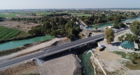 Президент Ильхам Алиев принял участие в открытии части автодороги Мингячевир-Бахрамтепе (ФОТО)