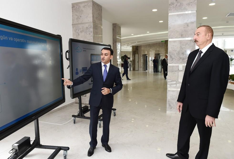 Президент Ильхам Алиев принял участие в открытии комплекса “ASAN Həyat” в Имишли (ФОТО)