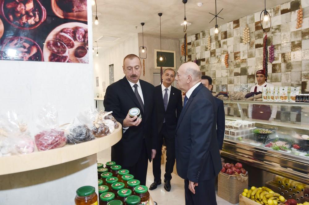 Президент Ильхам Алиев принял участие в открытии комплекса “ASAN Həyat” в Имишли (ФОТО)