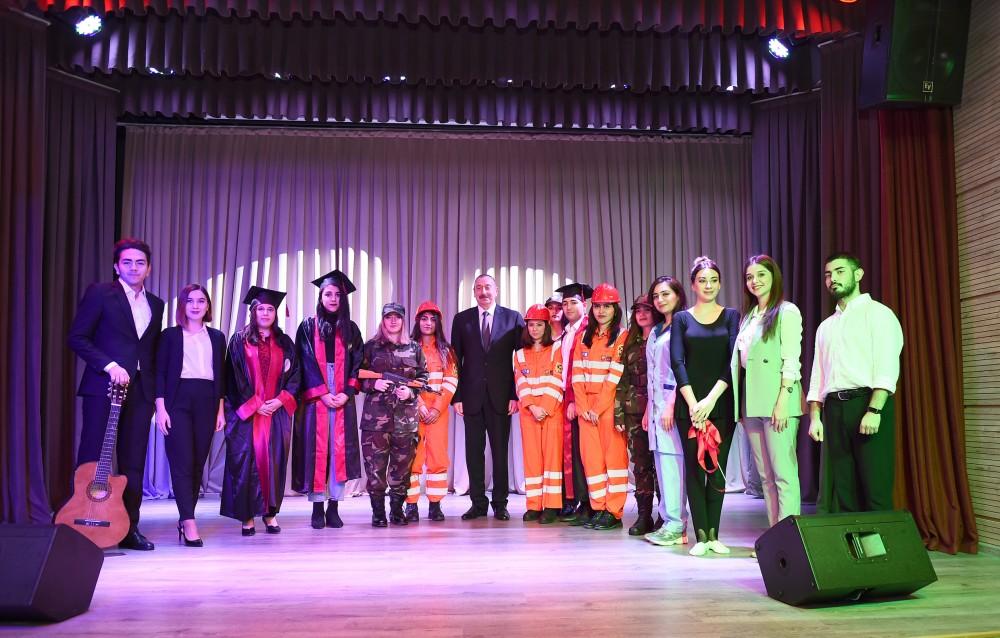 Президент Ильхам Алиев принял участие в открытии комплекса “ASAN Həyat” в Имишли (ФОТО)