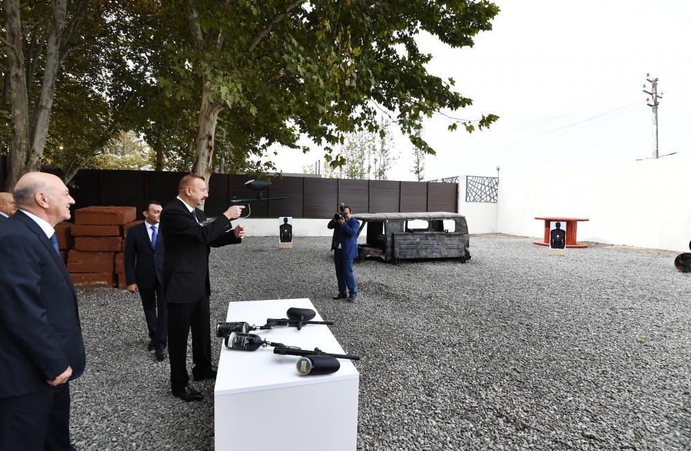 Президент Ильхам Алиев принял участие в открытии комплекса “ASAN Həyat” в Имишли (ФОТО)