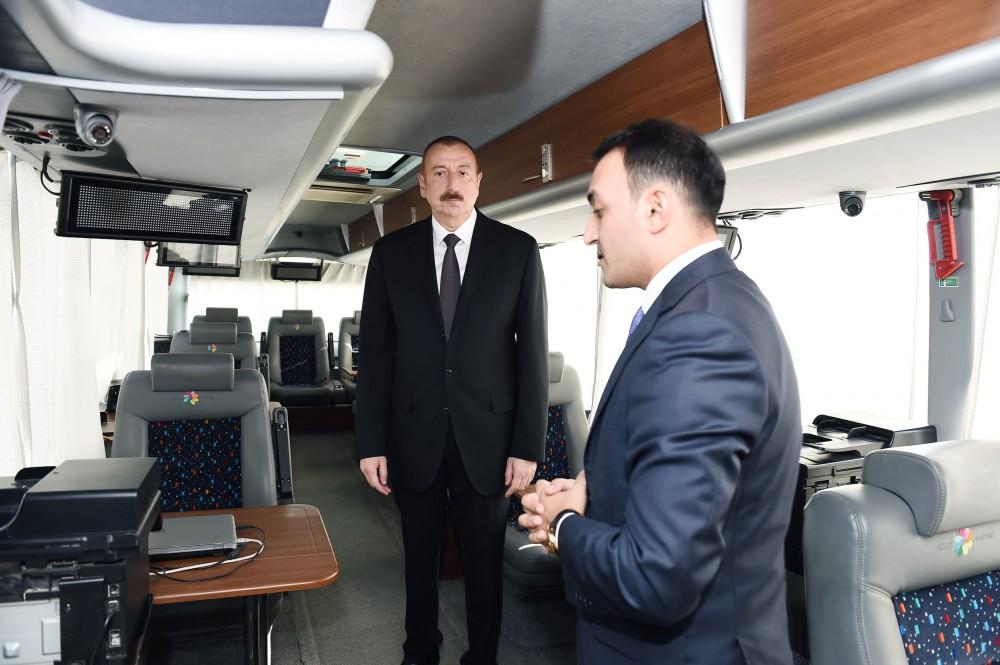 Президент Ильхам Алиев принял участие в открытии комплекса “ASAN Həyat” в Имишли (ФОТО)