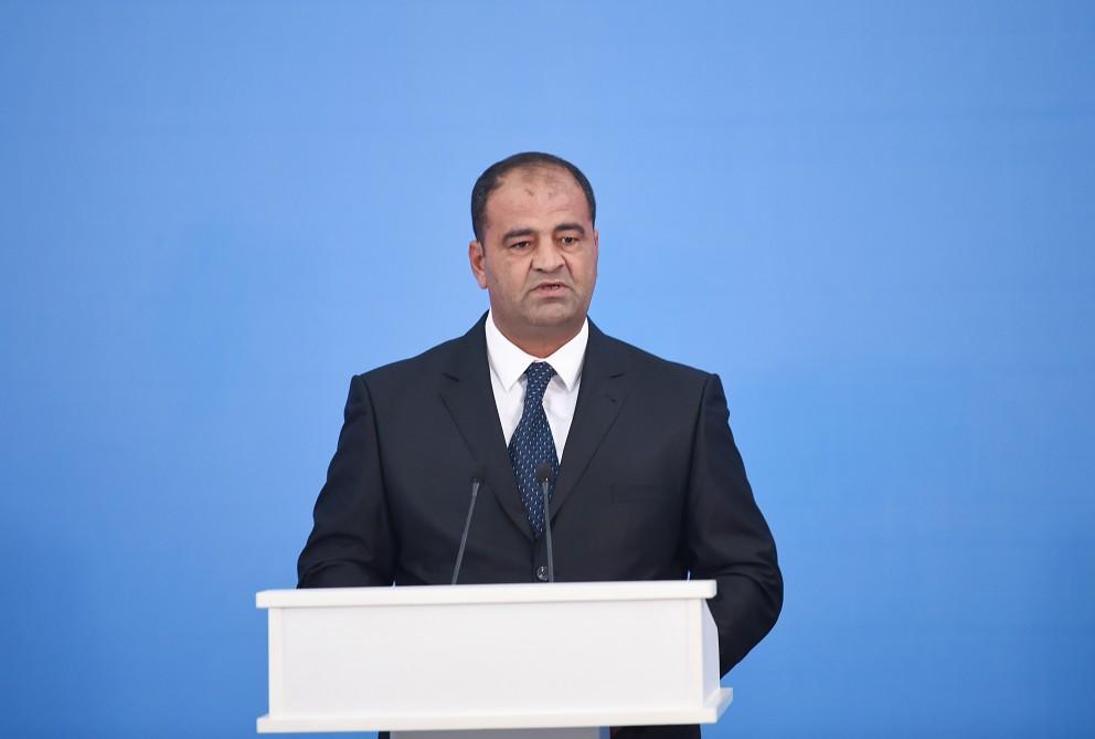 Президент Ильхам Алиев принял участие в церемонии открытия нового канала-притока реки Араз (ФОТО)