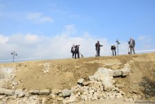 В ИВ района сообщили о ситуации на Зыхском шоссе в Баку после оползня (ФОТО/ВИДЕО)