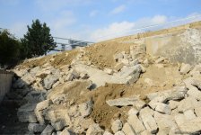 В ИВ района сообщили о ситуации на Зыхском шоссе в Баку после оползня (ФОТО/ВИДЕО)