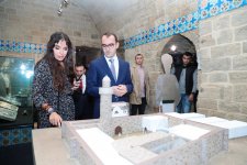 Вице-президент Фонда Гейдара Алиева Лейла Алиева приняла участие в выставке
 «Наследие Ширваншахов в музеях мира» (ФОТО)