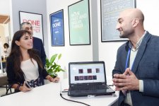 Вице-президент Фонда Гейдара Алиева Лейла Алиева ознакомилась с павильоном, где представлены инновационная продукция и успешные применения стартаперов (ФОТО) (версия 2)