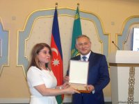 В Баку торжественно отметили  25-летие Общества дружбы "Азербайджан-Казахстан" имени Гейдара Алиева (ФОТО)