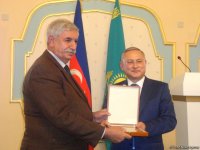 В Баку торжественно отметили  25-летие Общества дружбы "Азербайджан-Казахстан" имени Гейдара Алиева (ФОТО)