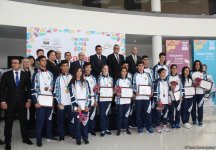 "Дни триумфа": Чествование победителей III Летних юношеских Олимпийских игр (ФОТО)