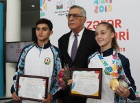 "Дни триумфа": Чествование победителей III Летних юношеских Олимпийских игр (ФОТО)