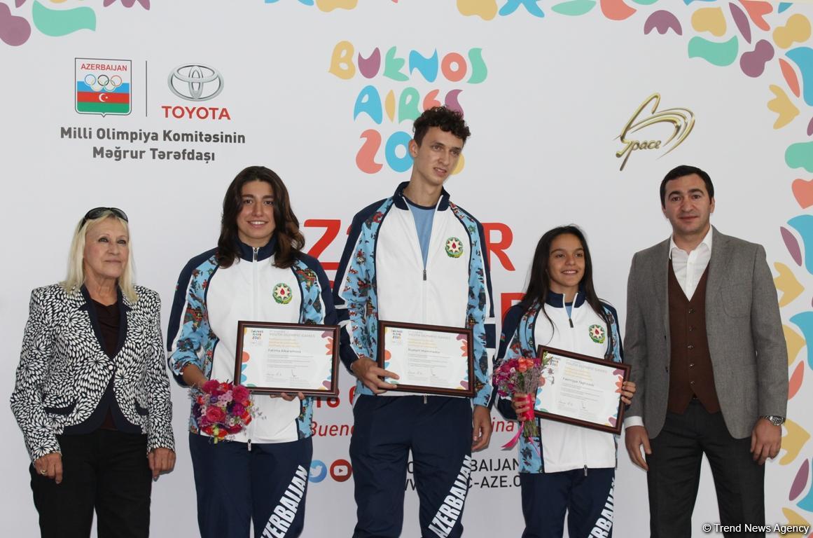 "Дни триумфа": Чествование победителей III Летних юношеских Олимпийских игр (ФОТО)