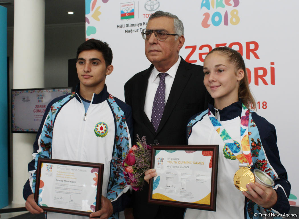 "Дни триумфа": Чествование победителей III Летних юношеских Олимпийских игр (ФОТО)