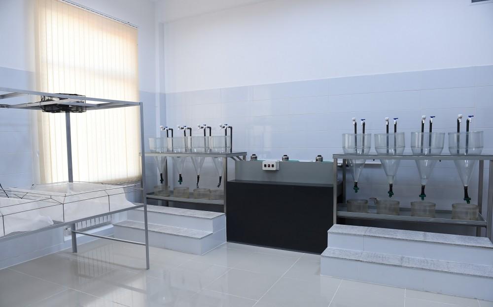 Президент Ильхам Алиев и Первая леди Мехрибан Алиева приняли участие в открытии реконструированной станции племенного шелководства в Гахе (ФОТО)