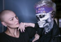 Эльдар Гасымов в Хеллоуин необычным образом поддержал эпилептиков  (ВИДЕО, ФОТО)