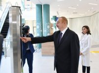 Президент Ильхам Алиев и Первая леди Мехрибан Алиева приняли участие в открытии комплекса “ASAN Həyat” в Шеки (ФОТО) (версия 2)