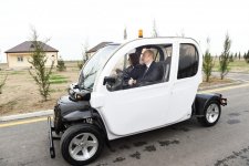 Президент Ильхам Алиев и Первая леди Мехрибан Алиева приняли участие в открытии Карабахского коневодческого комплекса (ФОТО)